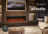 Image showing cover of Gazco eStudio Electric Fires brochure