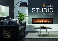 Image showing cover of Gazco Studio Gas Fires brochure